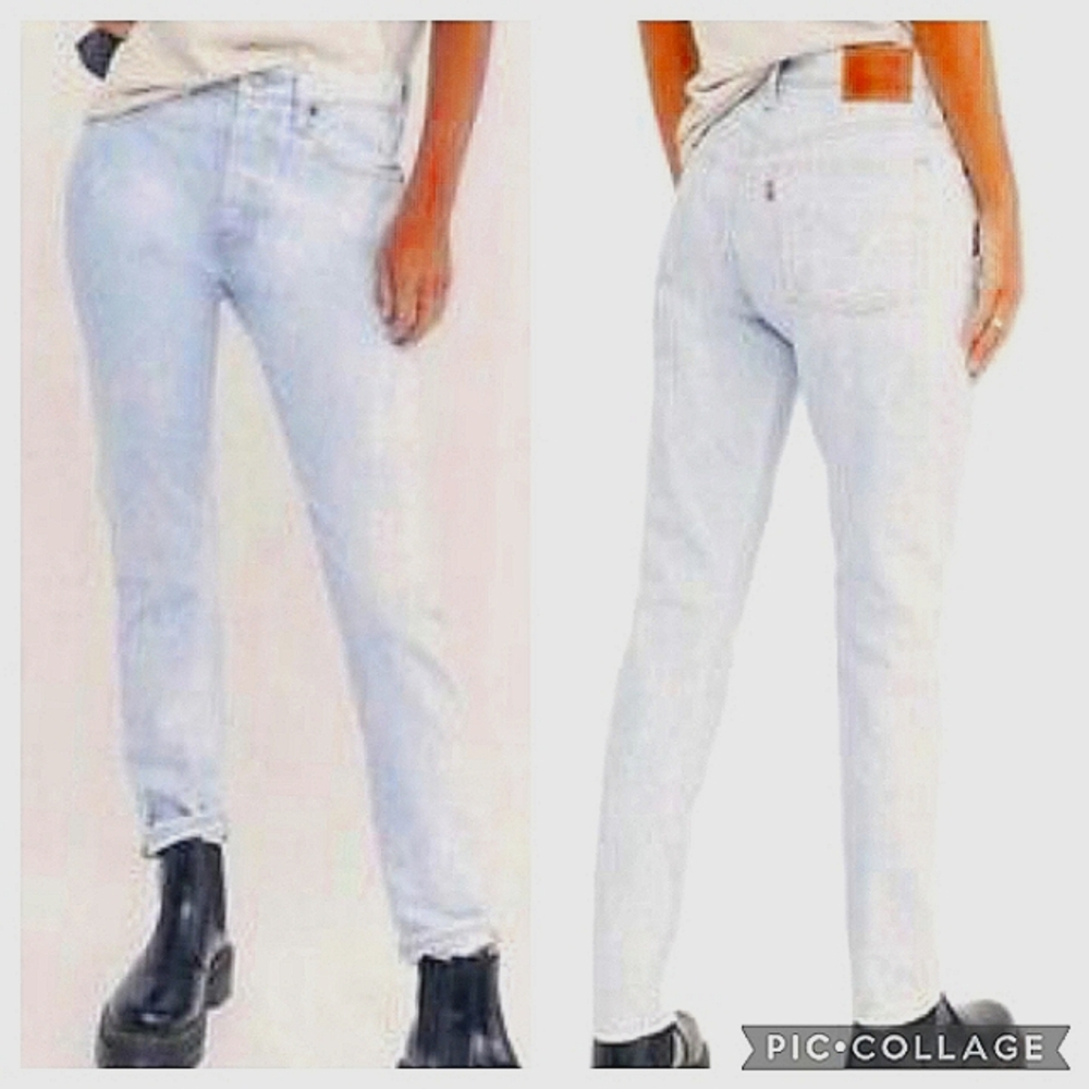 NEW Levi's Wedgie High Rise Ankle Jeans Iceberg Acid Wash Women's Sz 31 90s NWT